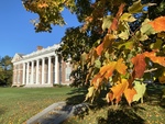 Leaves in Front of Donahue Hall by Jennifer M. Macaulay